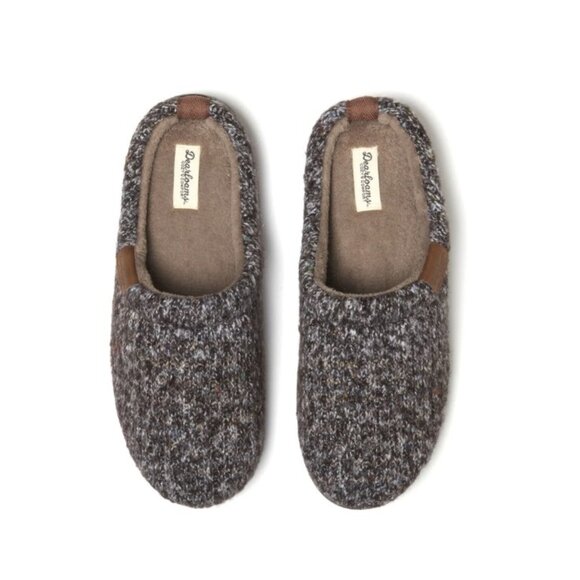 New: 13-14 Men's Rib Knit Clog Slippers - Picture 1 of 6